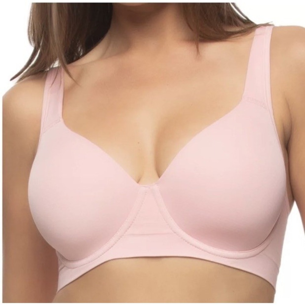 Felina Light Pink Seamless T-Shirt Bra: NWT